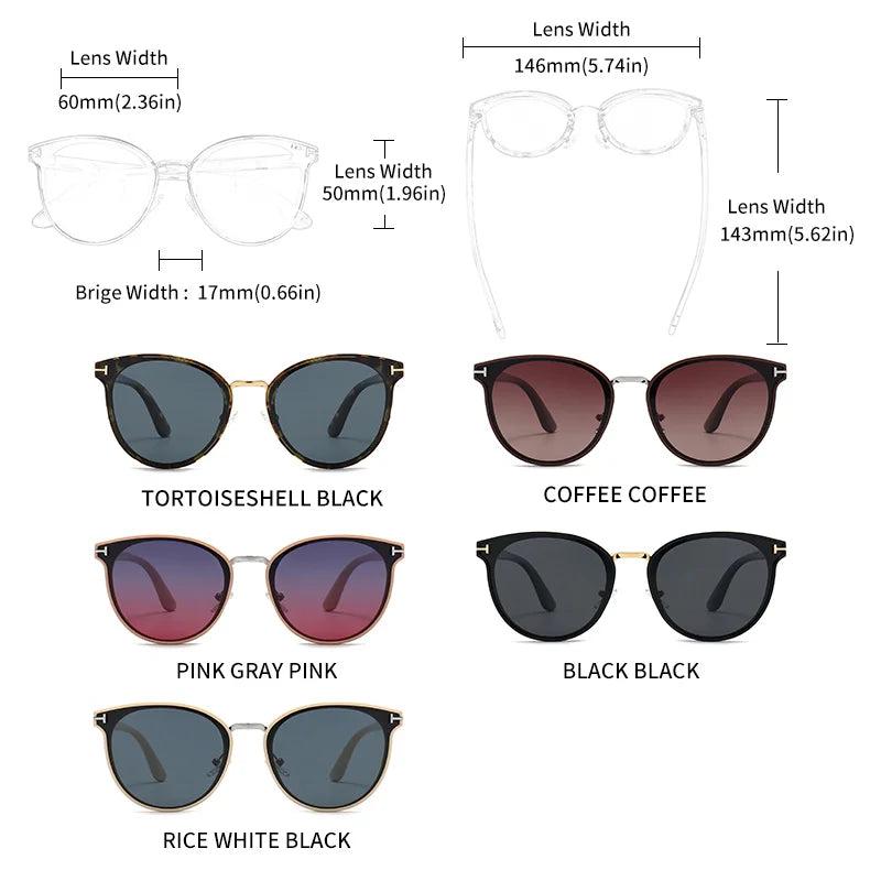 Polarized Cat Eye Sunglasses