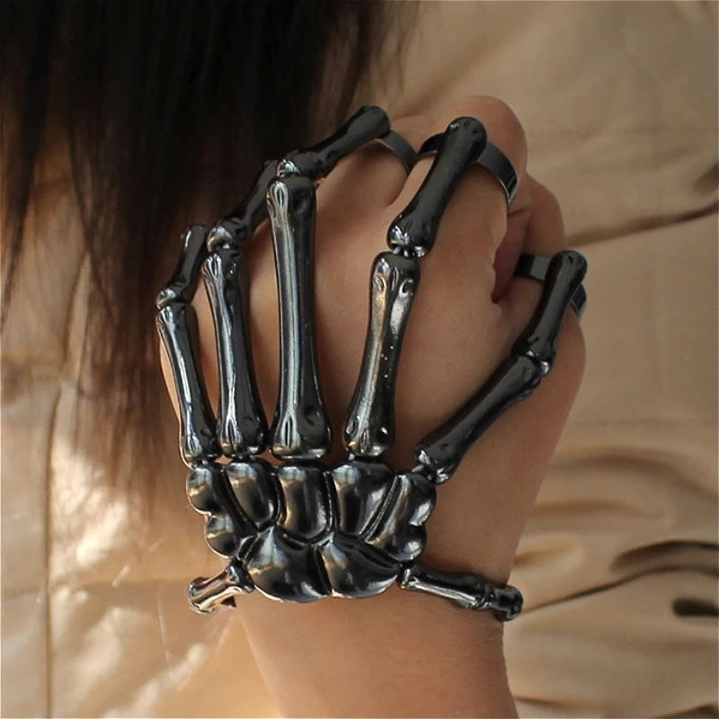 Adjustable Skeleton Hand Bracelet