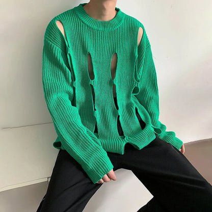 Lazy Hollow Knit Sweater