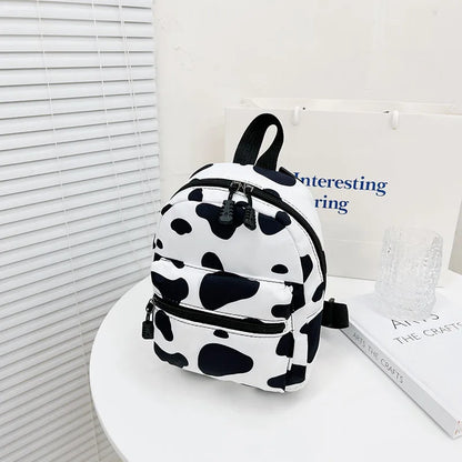 Animal Print Mini Feminina Backpack