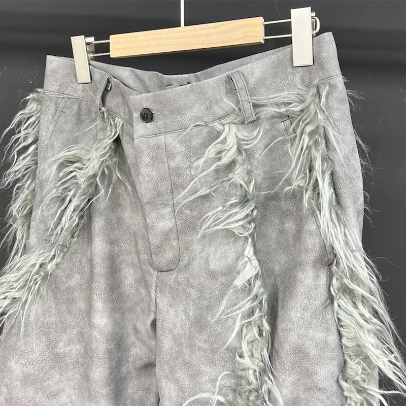 Fur Fringe Wrapped Pant