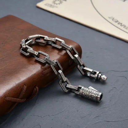 Silver Auspicious Cloud Bracelet