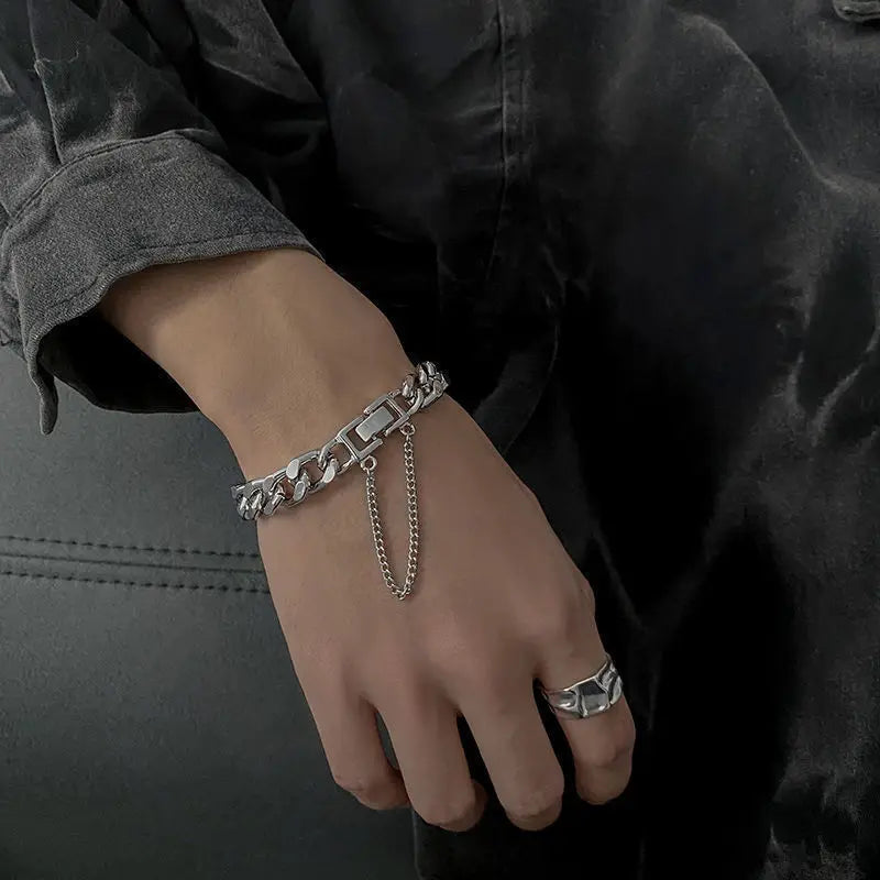 Stainless Steel Metal Chain Bracelet