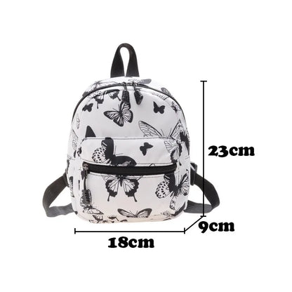 Animal Print Mini Feminina Backpack