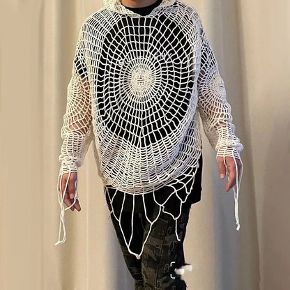 Spider Web Knitted Top