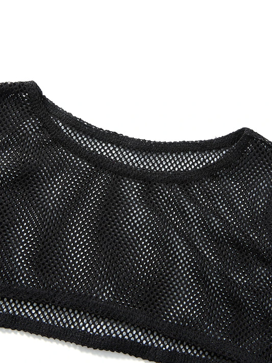 Retro Mesh Shrug