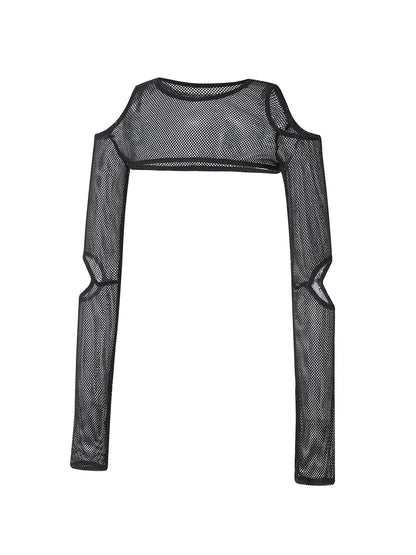 Retro Mesh Shrug