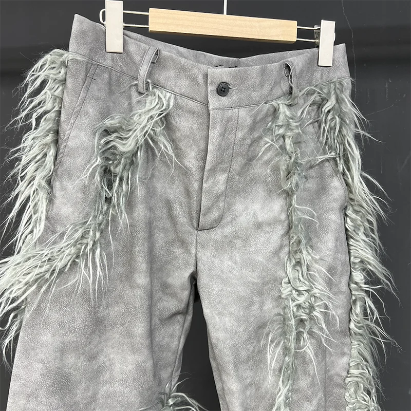 Fur Fringe Wrapped Pant