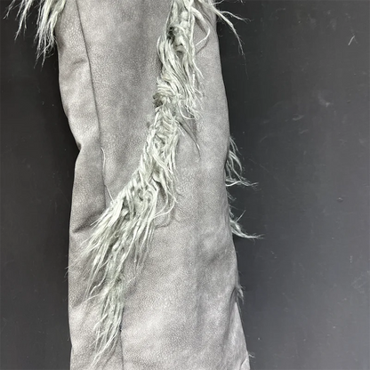 Fur Fringe Wrapped Pant