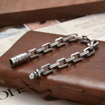 Silver Auspicious Cloud Bracelet